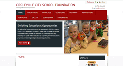 Desktop Screenshot of circlevillecityschoolfoundation.org