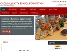 Tablet Screenshot of circlevillecityschoolfoundation.org